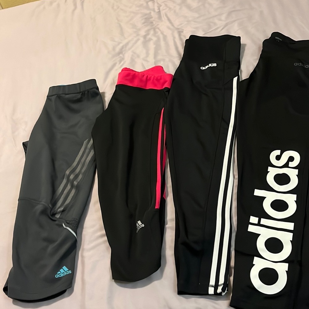 Bundle 4 pairs adidas leggings